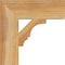 Ekena Millwork Balboa Block Rough Sawn Bracket, Western Red Cedar, 4"W x 14"D x 14"H BKT04X14X14BOA05RWR - alternate 2